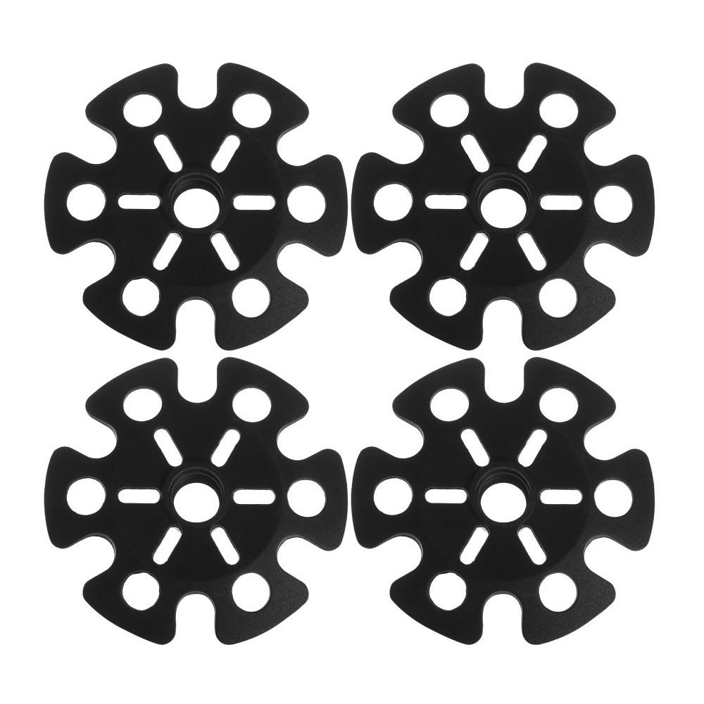 

4Pcs Durable Rubber Pole Basket Tips Parts Replacement Walking Stick Basket Cap Snow Floor Tray Snow Mud Ski серебряный