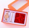 5Pcsset Gift Set Fashion Ladies Watch Women'S Watch Bracelet Watch Quartz Watch