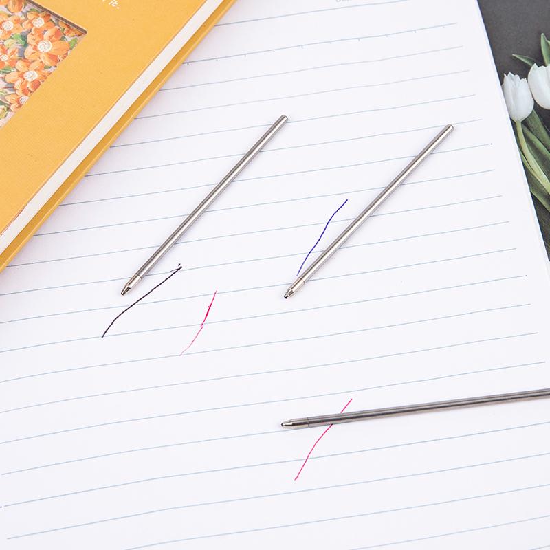 10Pcs 6.7Cm Metal Diamond Crystal Pen Special Refill For Ballpoint Pen Rod 0.5Mm