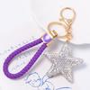 Five-pointed Star Creative Keychain, Hoop Backpack Pendant, Heart-shaped Keychain, Small Gift