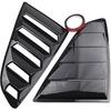 Rear Quarter Window Louvers Scoops Spoiler Car Tunning Panel Side Air Vent Cover Compatible For Ford Mustang 2015 2016 2017 2018 2019-2023(Shiny