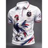 2026 Edition French Fans Football Polo Shirt - 3D Print - Comfortable and Breathable - Suitable for Both Men and Women