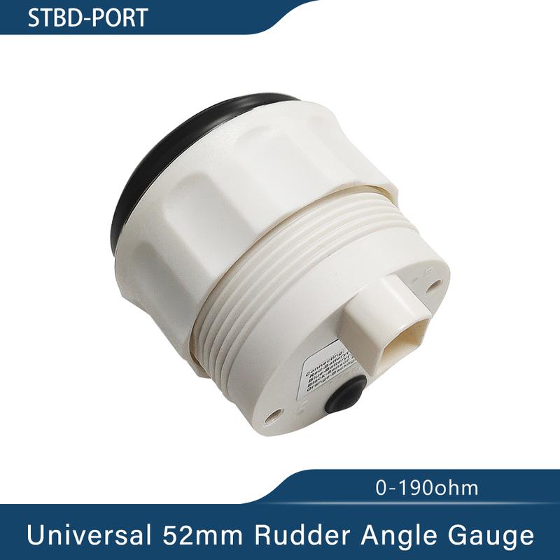 Neuestes Boot 52mm Ruderwinkelanzeige Messgerät Signal 0-190ohm mit 8 Farben Hintergrundbeleuchtung für Schiff Yacht Fahrzeug 9-32V