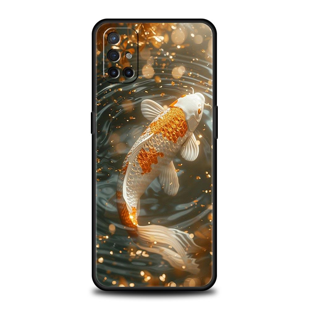 Goldfish Swimming Phone Case For Oneplus 13R 13 12R 11 10T 10R Nord N100 N200 N10 10 9 9R 9RT CE 3 2 Z Pro 5G Soft TPU Cover Bag