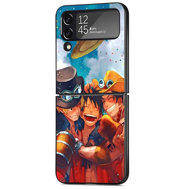

Твердый ПК Чехол для Samsung Galaxy Z Flip 4 ZFlip ZFlip3 Z Flip 3 5G Flip4 ZFlip4 zflip Capa Ones AnimePieces Coque Samsung Z Flip4 5G