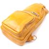 Bright Women's Sling Bag Over the Shoulder Made of Eco-leather VINTAGE Bag 22753 Yellow