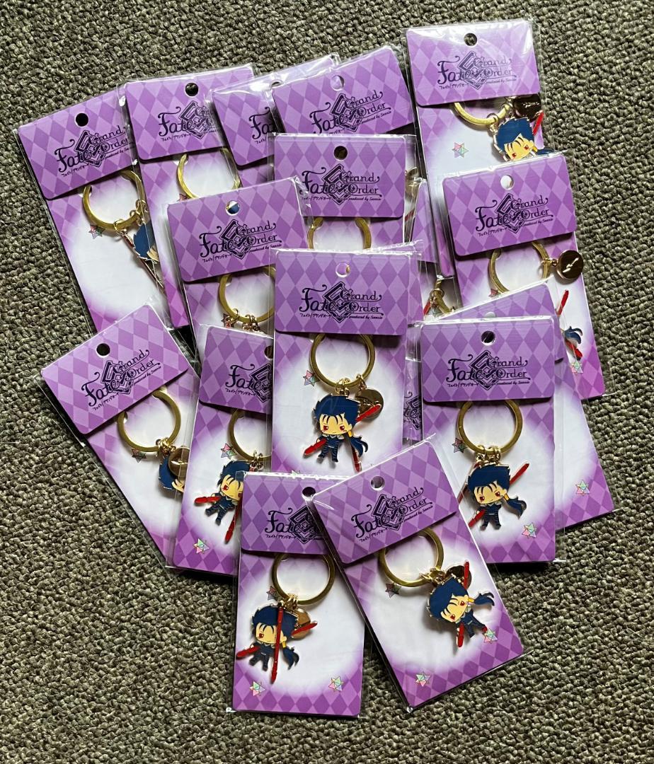 

[USED] Fate/Grand Order Metal Key Ring (Cu Chulainn) 18 pieces