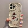 Polka Dot Puppy iPhone Case for 12/13/14 Pro, 15, 16, 17, and 17 Pro Max
