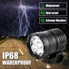 Motorcycle Driving Lights 12-60V 40W 3600LM LED Fog Lights for ATV UTV Bike Car Truck Boat Forklift Waterproof LED Spotlights with 6 Light Beads High