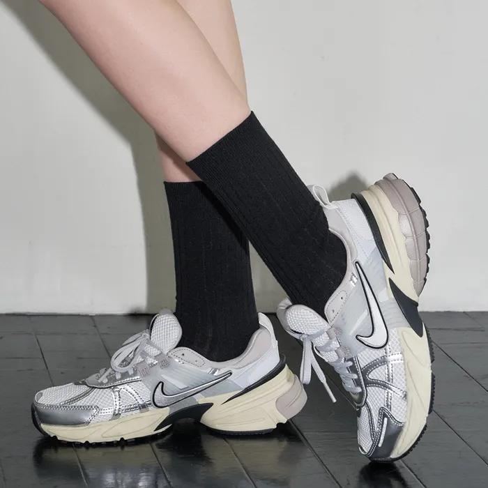 Essential Rib Socks BLACK