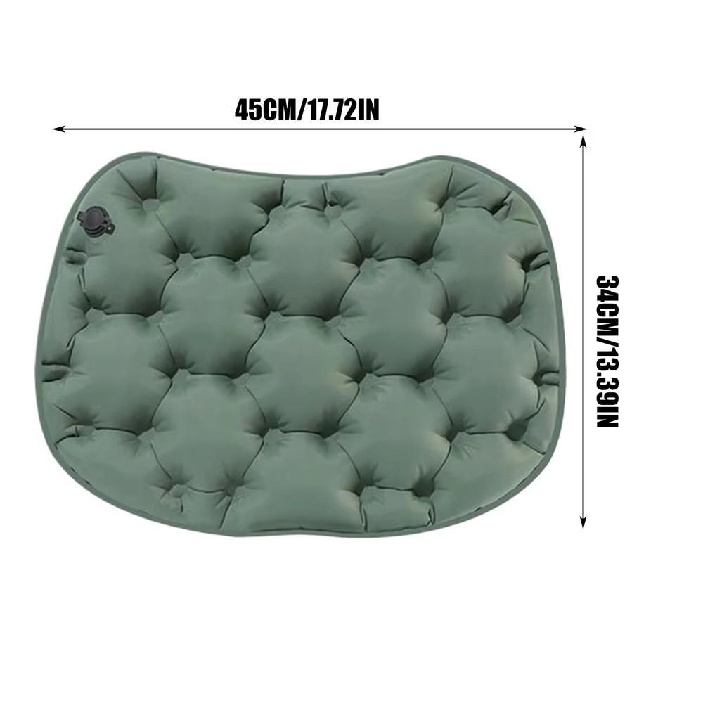 Practical Portable Inflatable Seat Cushion Lightweight Comfortable Air Sitting Pad with Storage Case Inflatable Mattress Picnic
