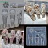 3D Relief Lace Umbrella Silicone Nail Art Mold DIY Nail Decor Transparent Manicure Template