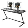 Gaming Furniture Z Shaped Large Computer Table PC Gaming Desk with RGB LED Light Home Furniture Gaming Supplies RGB Gaming Table