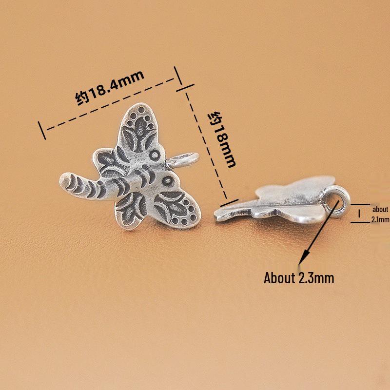 Handmade Thai Silver Elephant Trunk Pendant & Bracelet