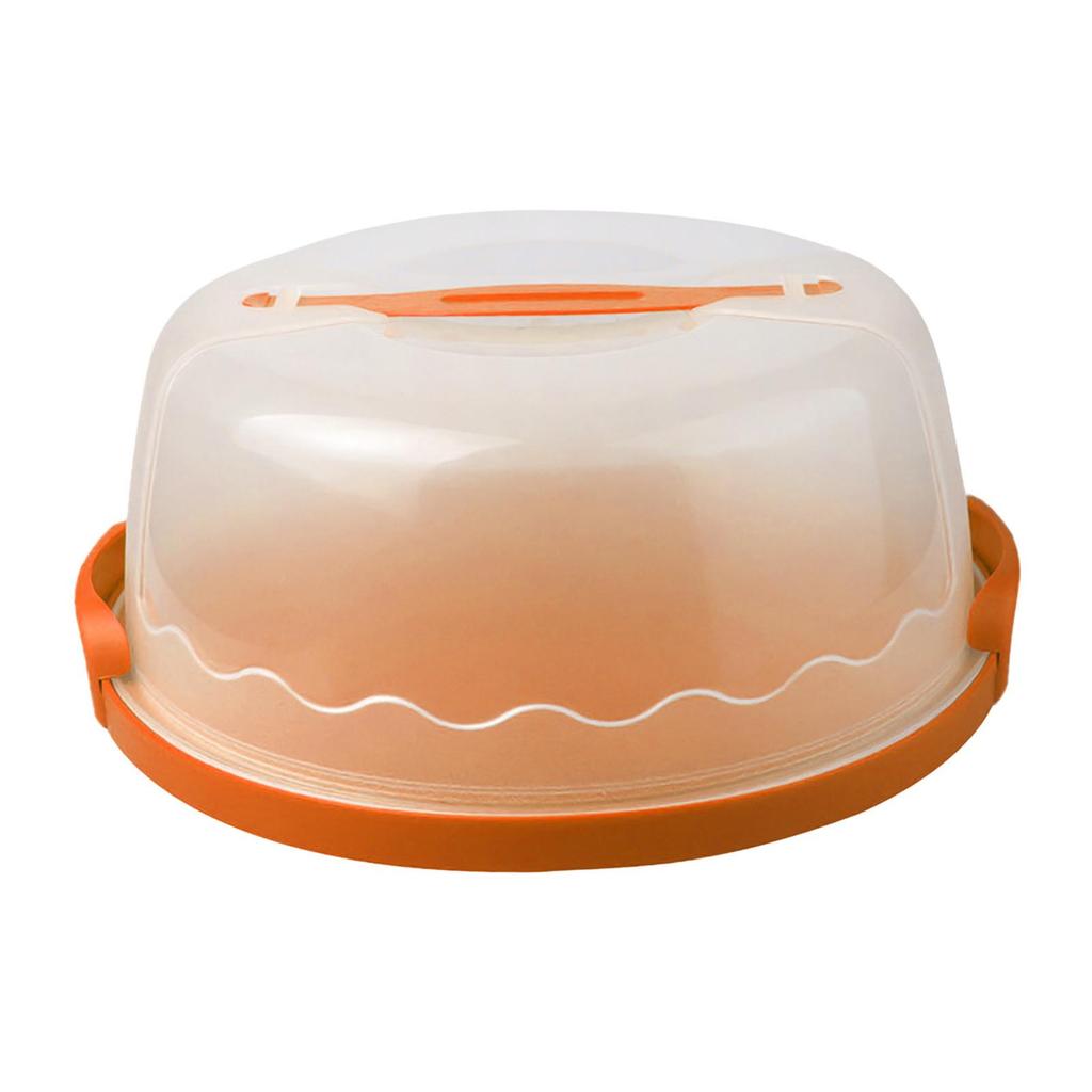Cake Box, Tray, Container, Pastry Stand, Airtight Lid, Practical Handle, PP Material,