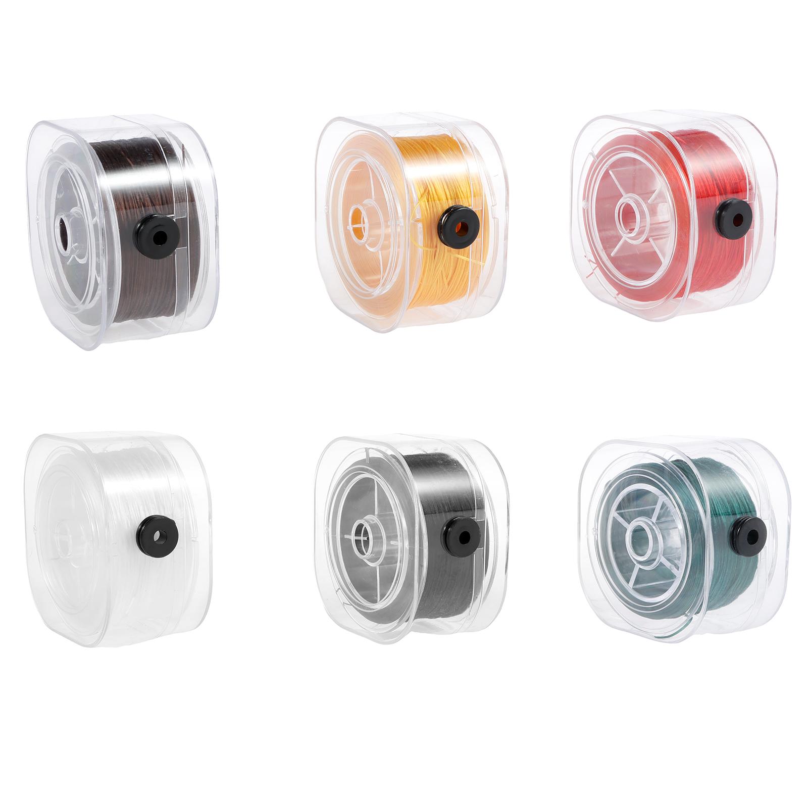 

6Pcs Elastic String 0.8mm 6 Colors DIY Stretchy Bracelet Elastic Cord Beading String with Organizing Case Beads Crafts Accessory