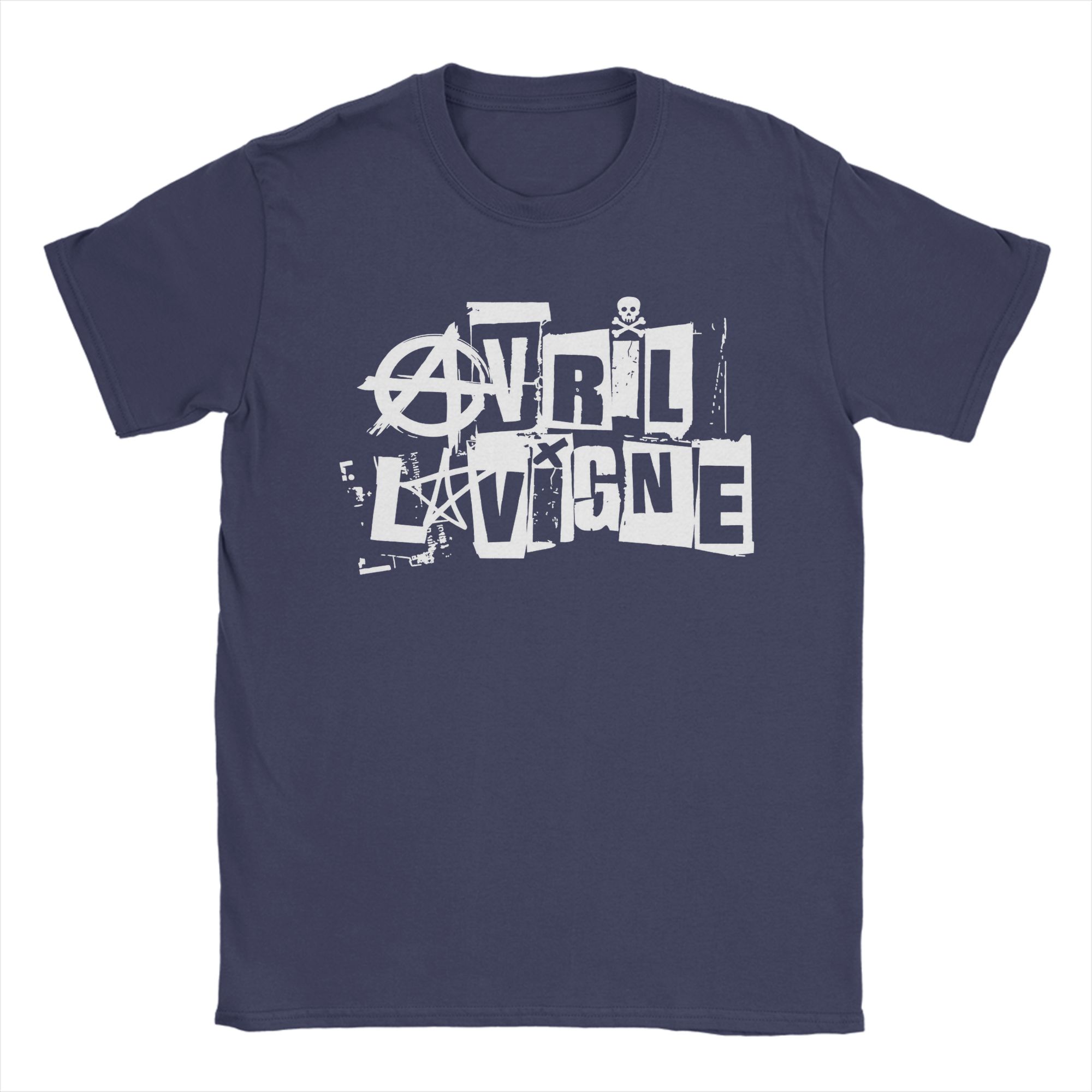 

Novelty Avril Lavigne Greatest Hits Logo TShirt Men O Neck Pure Cotton T Shirt Short Sleeve Tees Summer Tops 4XL