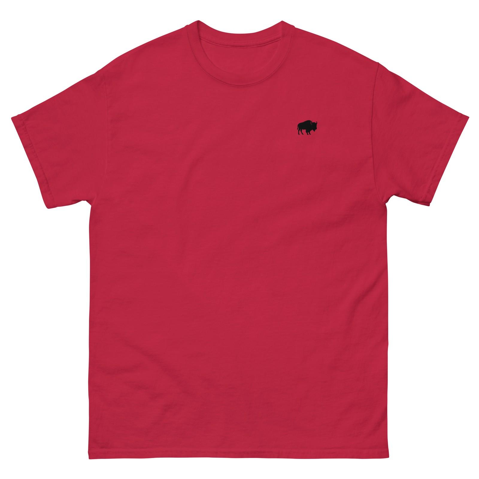 Bold Bison Silhouette T-Shirt Mens Womens Tees Top | Animal Graphic Tee | Western Nature Shirt L
