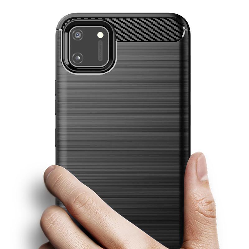 For Realme C11 Case Silicone Full Protective Matte Soft Phone Cover For Real Me C11 Shockproof Carbon Fiber Cases Coque Fundas