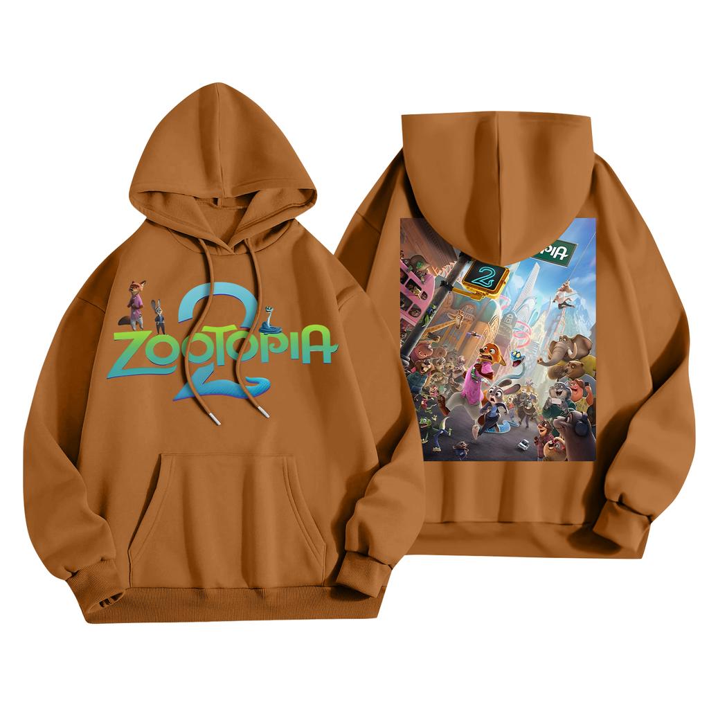 Women's Casual FashionPrinted  Casual Hooded Sweatshirt With Pockets