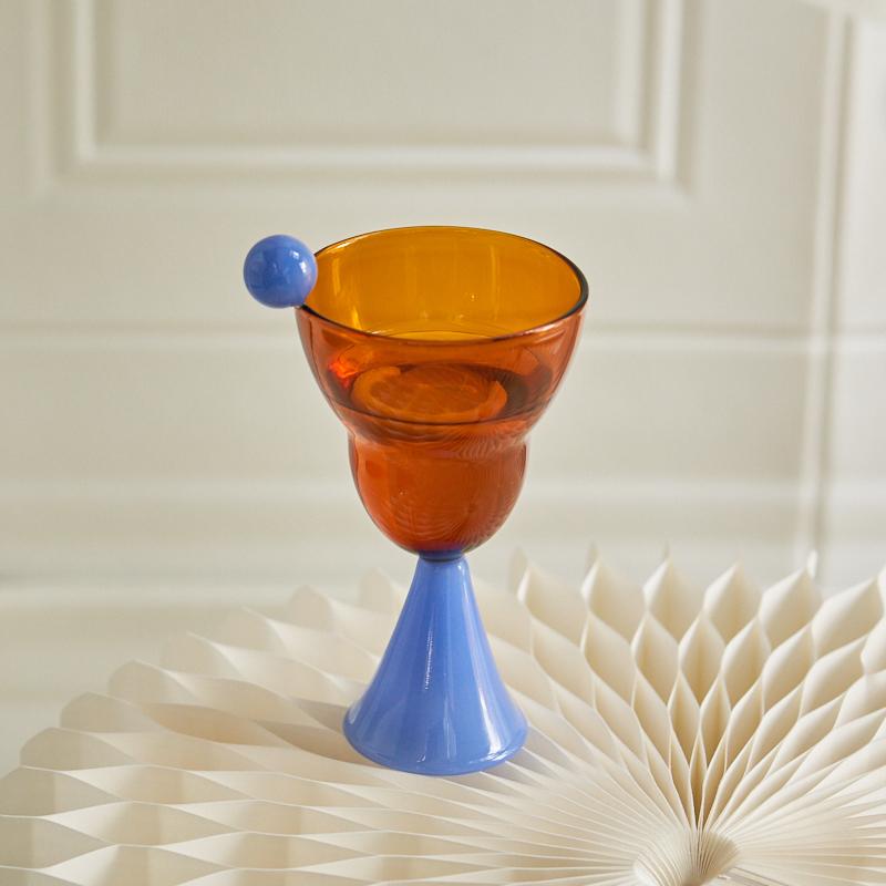 Χειροποίητο γυάλινο ποτήρι κρασιού, vintage ποτήρια παγωτού, μπολ δημητριακών, ποτήρι, ποτήρι, σκεύη ποτού, σκεύη μπαρ, ποτήρια σαμπάνιας