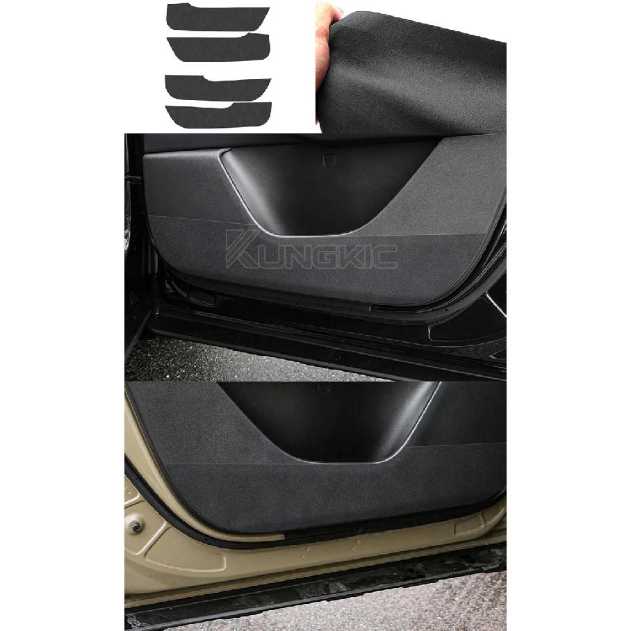 For Mazda CX70 CX80 CX90 CX-70 CX-80 CX-90 2024 2025 Suede Door Anti-kick Sticker Pad Interior Trim Mat Accessories