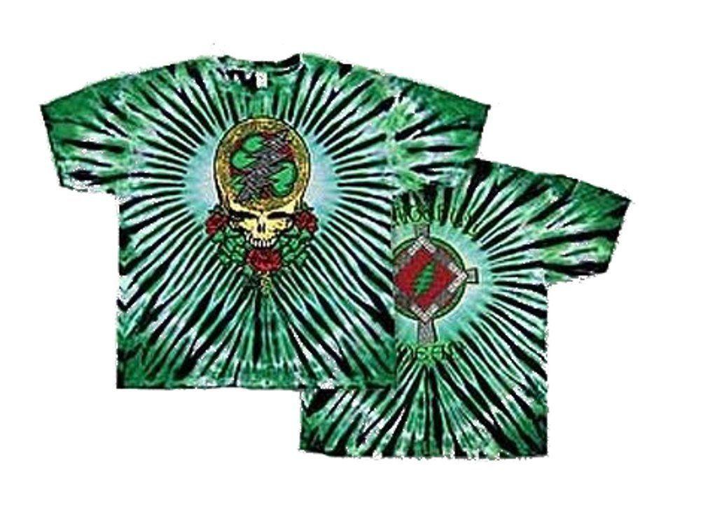 Grateful Dead Celtic Shamrock Double Sided T-Shirt S M S