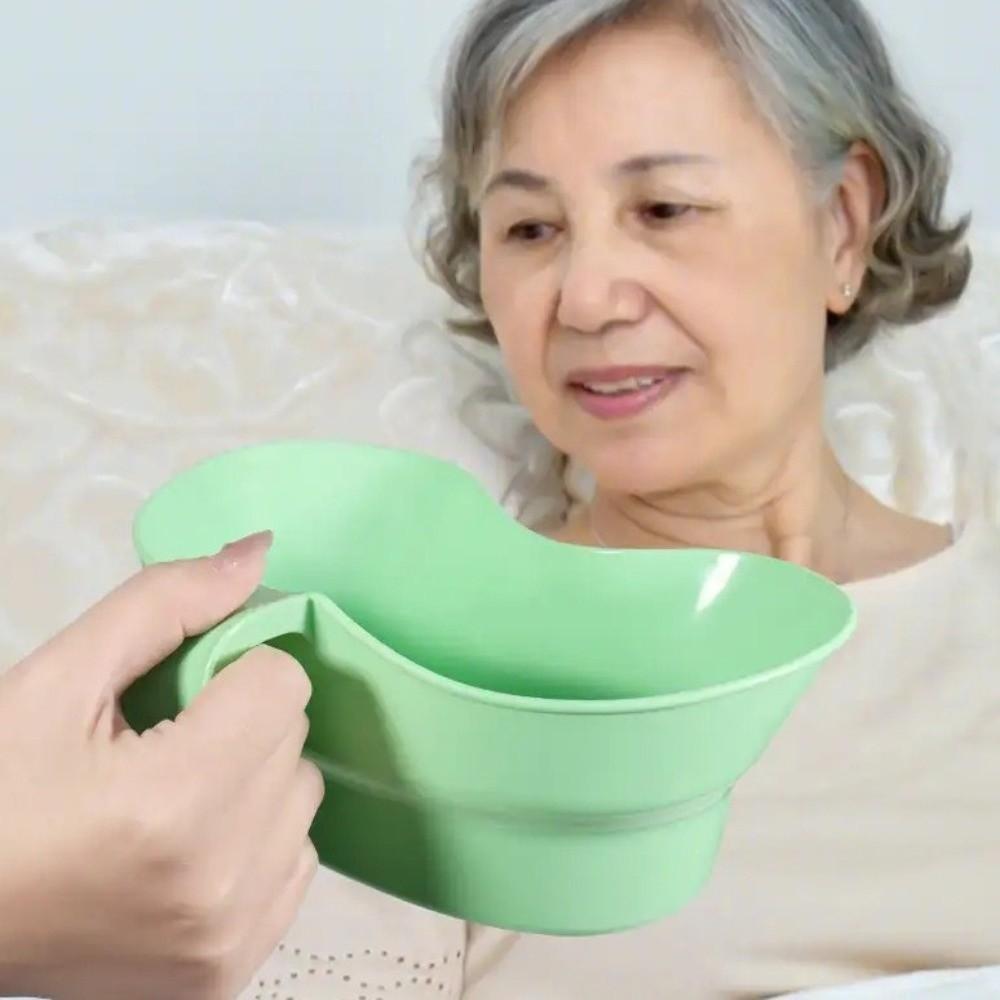Plastic Vomit Basin Cup with Handle Spitting Cup Creative Emesis Basin Elderly Person