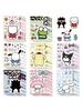 8Pcs Cartoon Sanrio Diy Creative Stickers, Puzzle Stickers, Decorative Stickers, Assembly And Splicing Stick