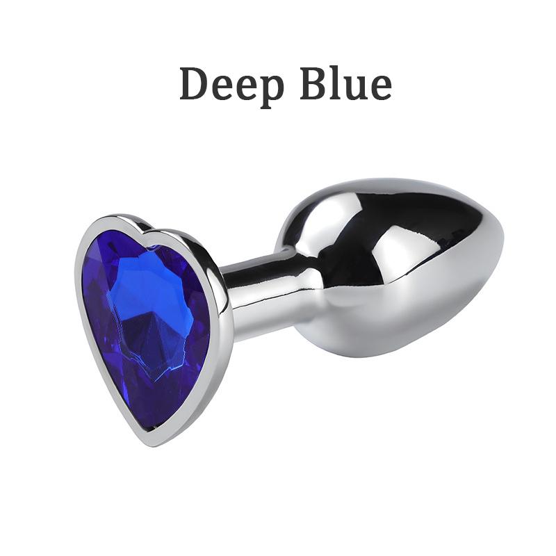 Juguetes sexuales con tapón Anal de acero inoxidable liso, tapón Anal, joyería de cristal, entrenador para mujeres, hombre, consolador Anal Runyu, Sex Shop para adultos