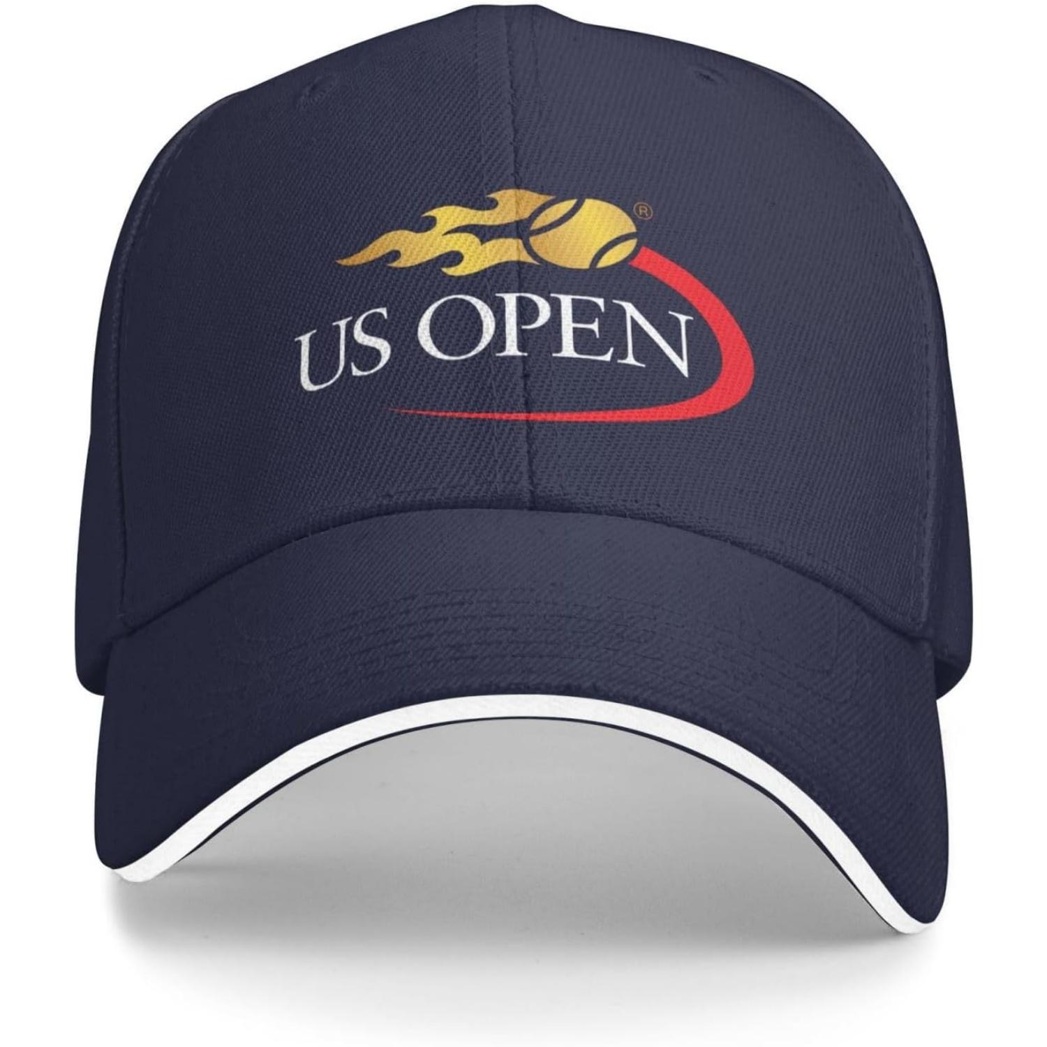 

Us Open Tennis Sandwich Cap Unisex Classic Baseball Capunisex Adjustable Casquette Dad Hat one size