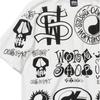 Stussy Our Legacy Collaboration SS26 Workshop Pig Dyed Tee Full Print Graffiti Loose Fit Drop Shoulder Short Sleeve T-Shirt Unisex Tops ST3904054NATL