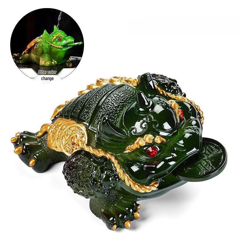 Color-Changing Golden Toad Tea Pet Ornament