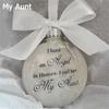 An Angel In Heaven Christmas Tree Hanging Ornaments Family Pendant Memorial Ornament Feather Ball