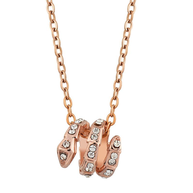 Snake Bone Advanced Versatile Snake Shape Spirit Clavicle Chain Pendant Necklace