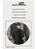 Hochwertiger Herren-Mittellanger Mantel aus 100% Wolle - Beidseitig, Schlichtes Design für Herbst/Winter