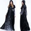 In-stock Halloween Skull Print Witch Vampire Queen Costume