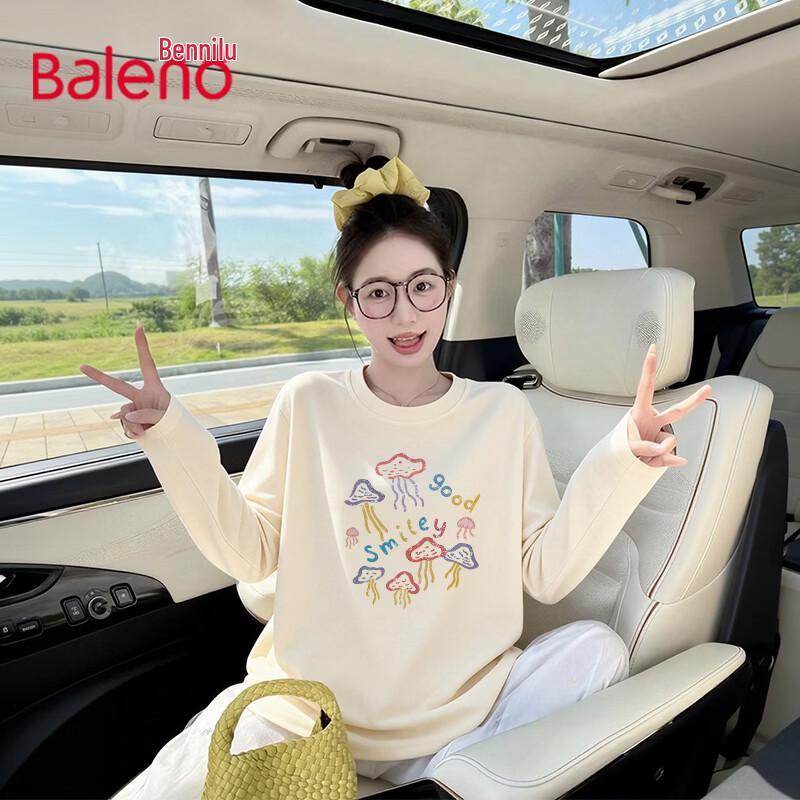 

Baleno Women s Pure Cotton Long-Sleeve T-Shirt XL