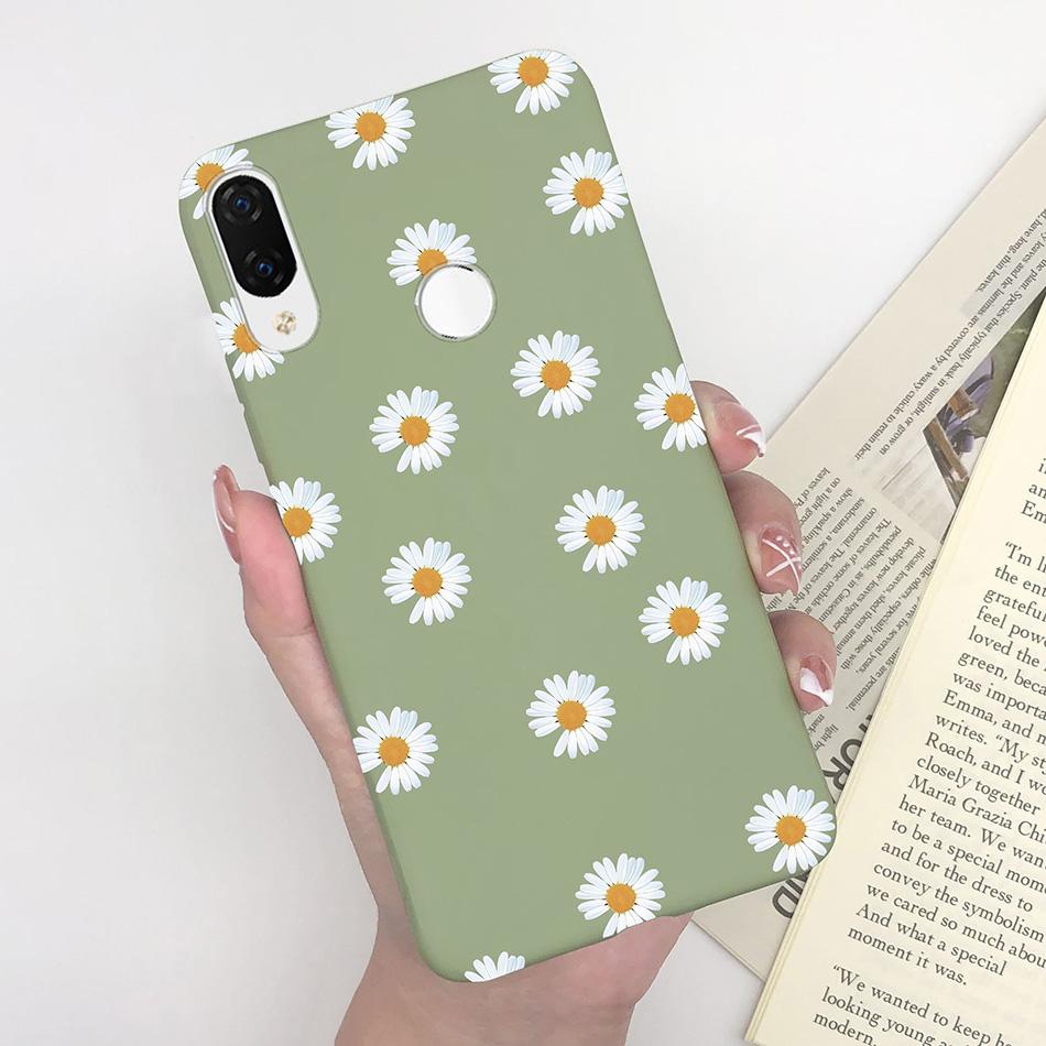 For Huawei Nova 3i Nova4 Case Shockproof Matte Cute Cartoon Soft Silicone Phone Back Cover For Huawei P Smart Plus Nova 3i Coque