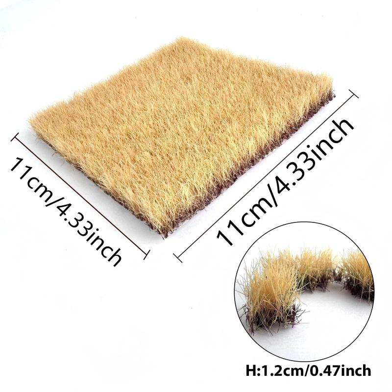 12mm Miniature Grass Clusters Hand-Tearable Model Grass For Diorama Sand Table Model Building Scene Layout DIY Craft Supplies
