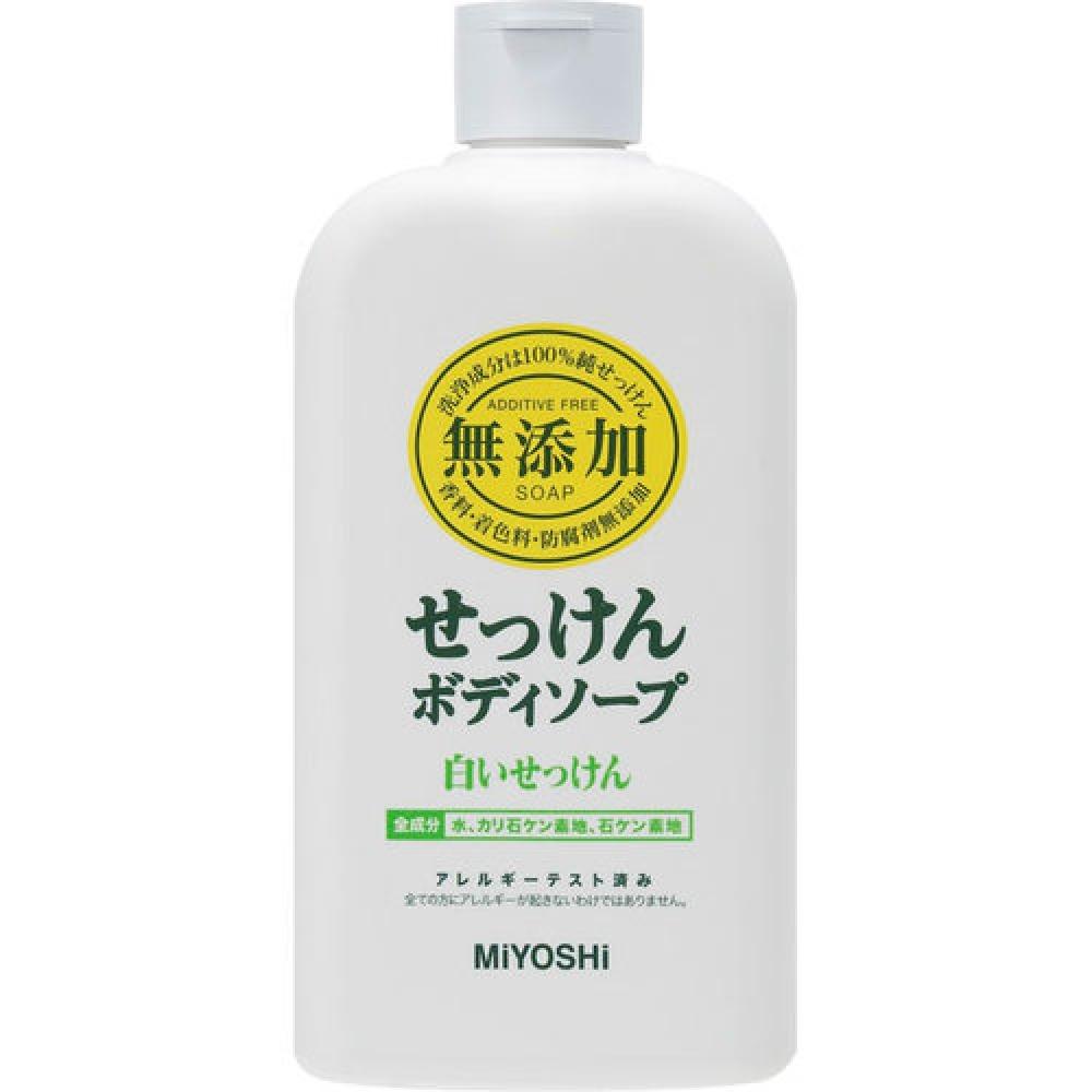 

Miyoshi Additive-Free Soap, Мыло для тела без добавок, Белое мыло, 400мл