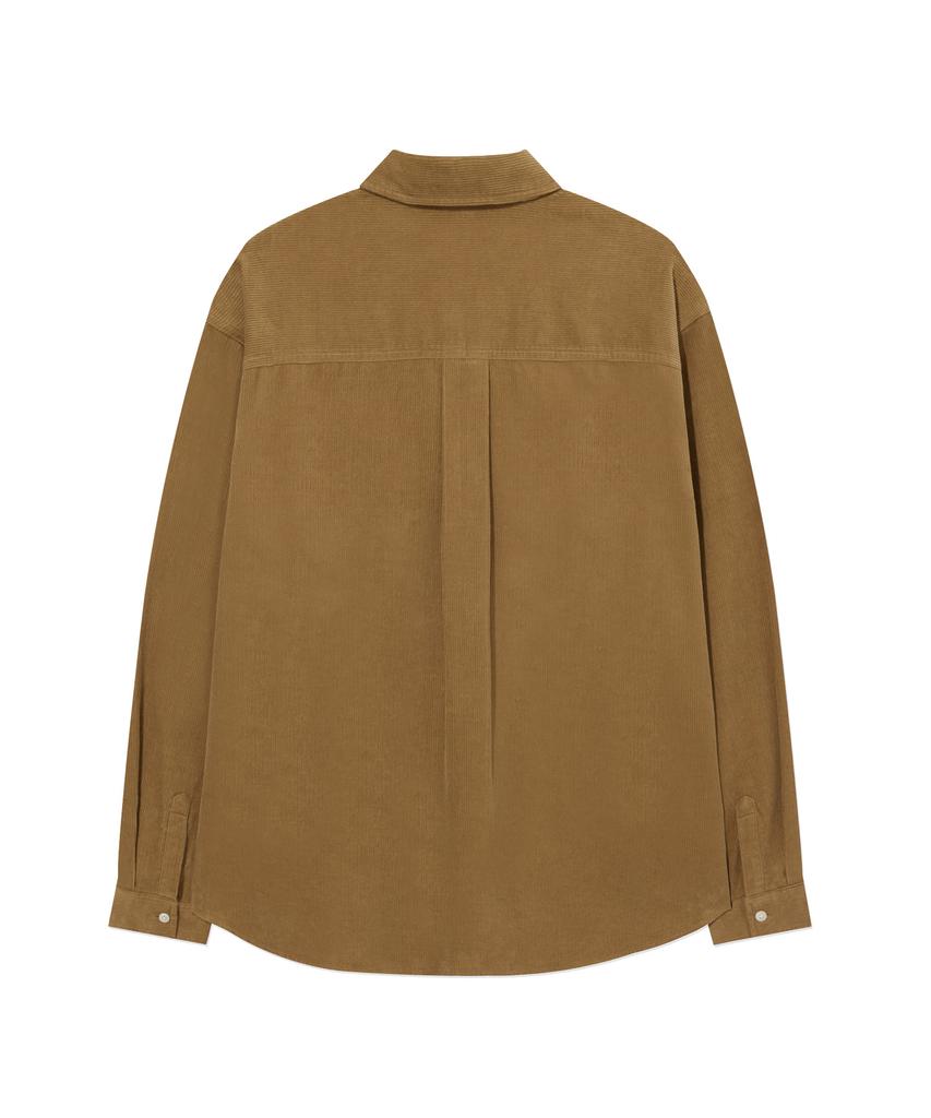 COVERNAT WOMAN Corduroy Shirt Camel