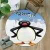 1pc Pingu1 Carpet, Round Rug, Comfortable, Suitable for Entryways, Living Rooms, Office, And Bedrooms, Christmas Decoration