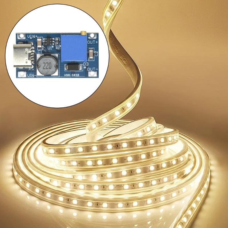High Efficiency Micros/TYPE C DCBoost Converters Module 2A Output with USB Type C or Micros Interfaces 2V-24V Input