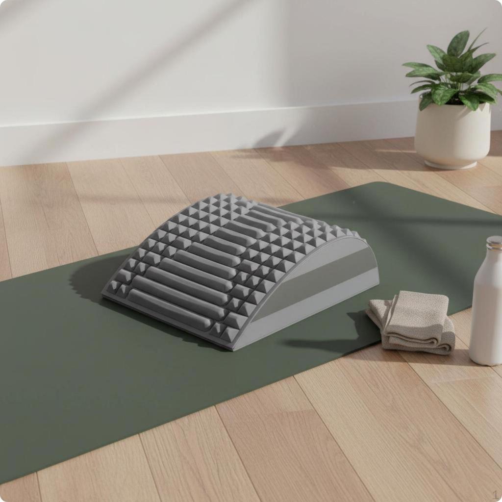 Stretching Support Pad Stretcher Relief Ergonomic Curved Spine Design for