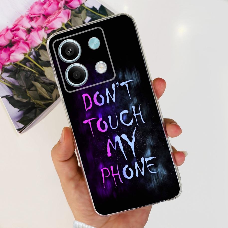 For Xiaomi Redmi Note 13 2024 Case Fashion Flower Soft Phone Case For Xiaomi Redmi Note 13 5G Soft Fundas Bumper Note13 4G Coque