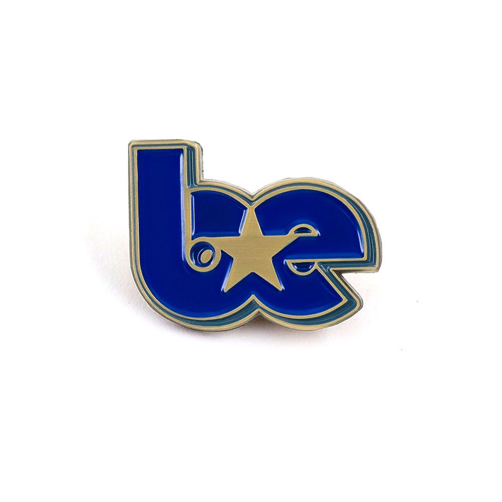 

Billie Eilish Blue Letter Brooch - Singer Theme Fan Gift
