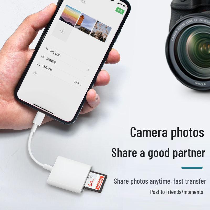 Pingguo Mobile Phone Card Reader & SDTF Multifunctional OTG Converter Cable for Camera & Tablet