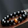 Natural Vintage Agate Tiger Eye Beads Bangle Bracelet for Party Banquet Gift