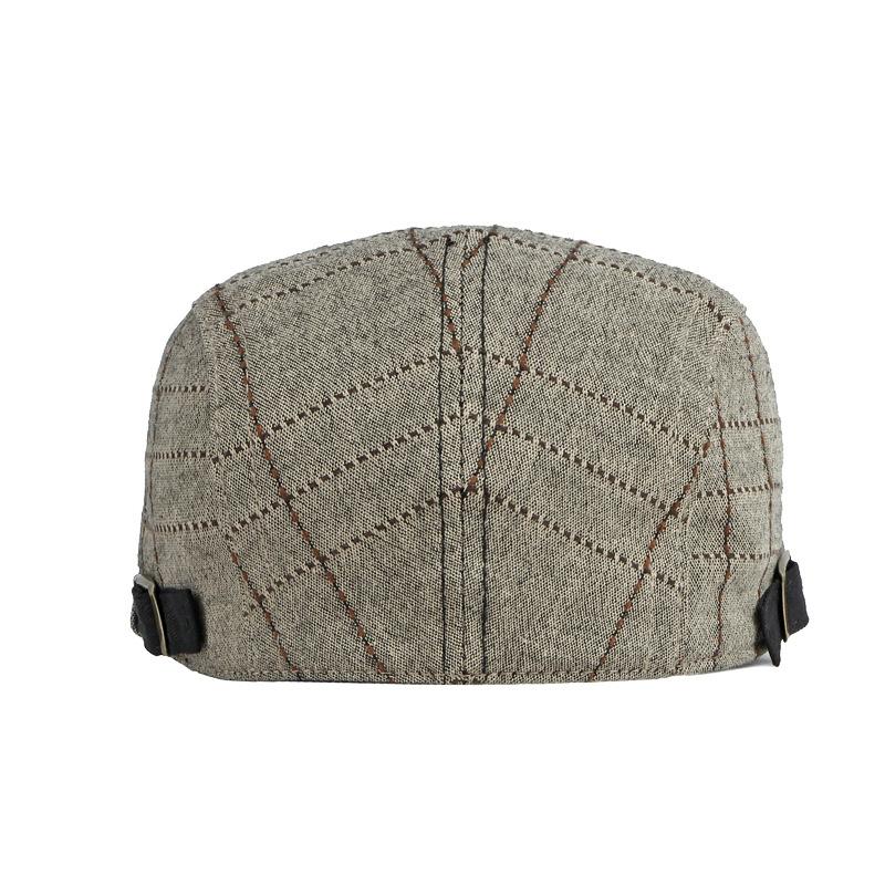 Britské retro barety pro muže Newsboy kšiltovky jaro podzim pléd baret Gatsby Painters Klobouky Driver Ivy Hat Gorro Hombre Boina